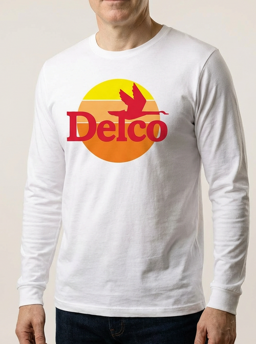 Delco Retro Goose Logo Long Sleeve T-Shirt - Delaware County PA Inspired Tee