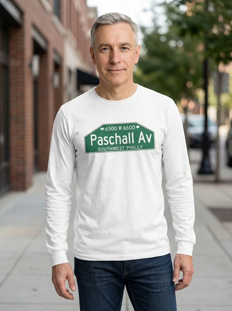 Philly streets long sleeve t-shirt