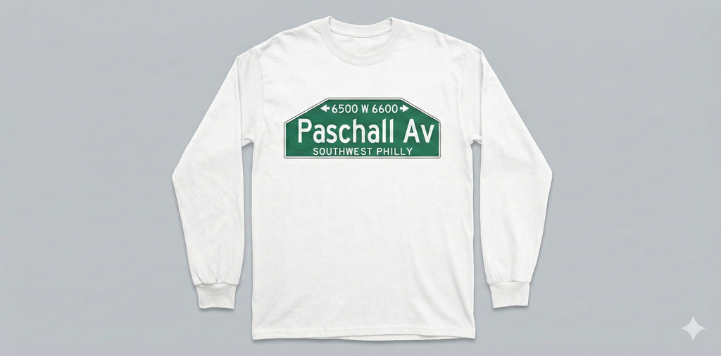 Philly streets long sleeve t-shirt