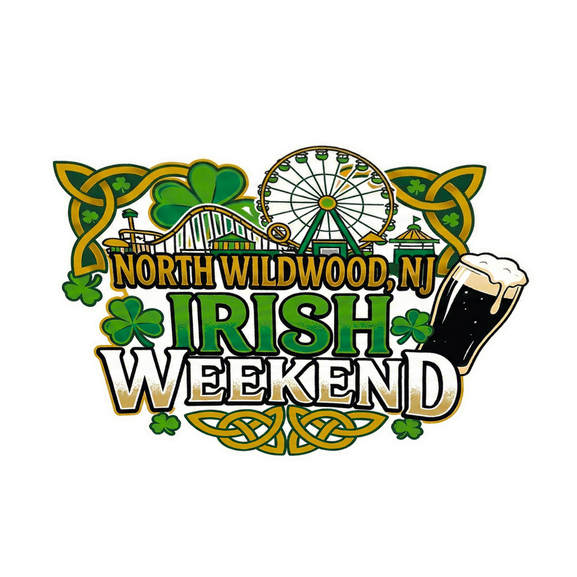 North Wildwood Irish Weekend t-shirt