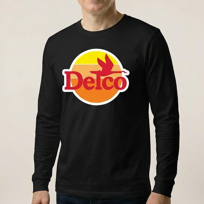 Delco Retro Goose Logo Long Sleeve T-Shirt - Delaware County PA Inspired Tee