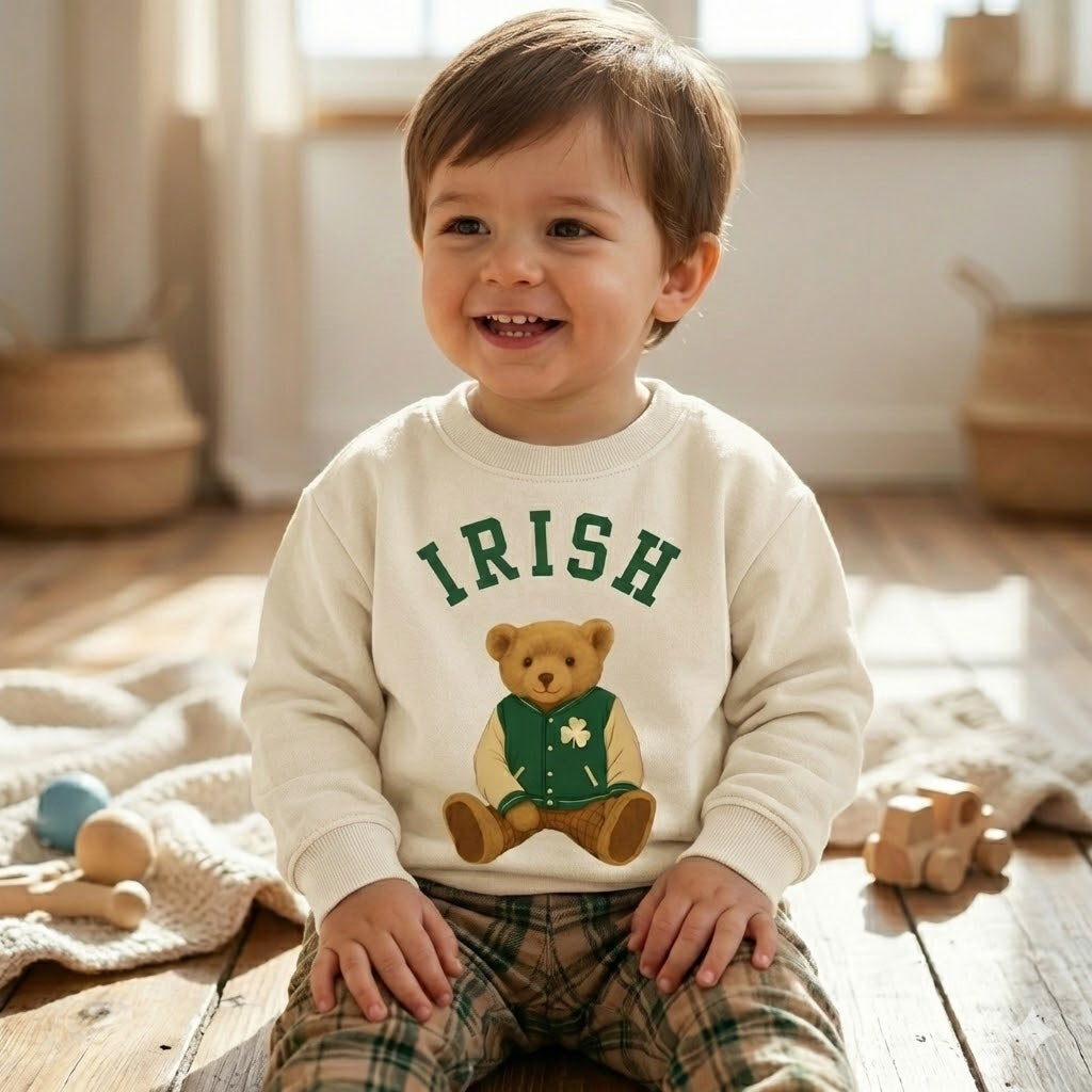 The Varsity Bear Sweatshirt - Irish Edition