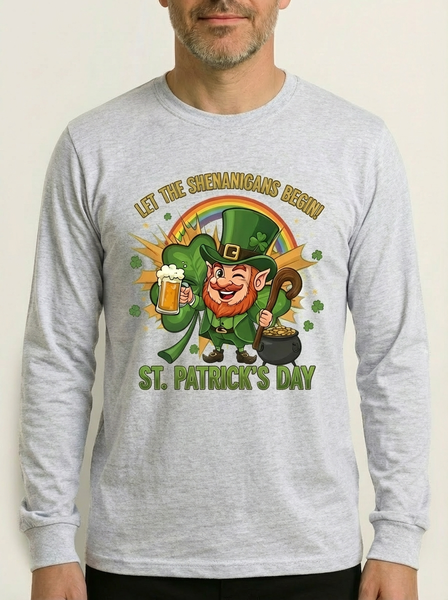 Let The Shenanigans Begin - St. Patrick's Day Long Sleeve Tee
