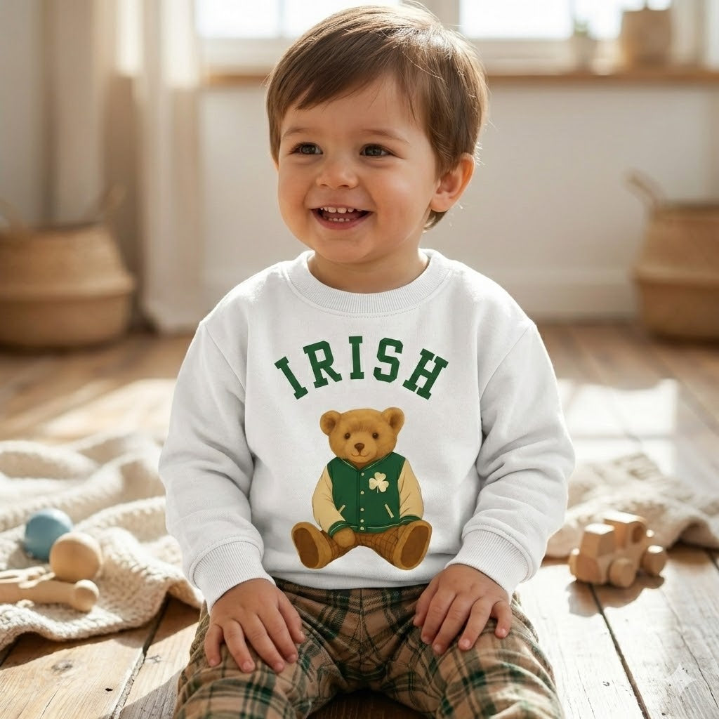 The Varsity Bear Sweatshirt - Irish Edition